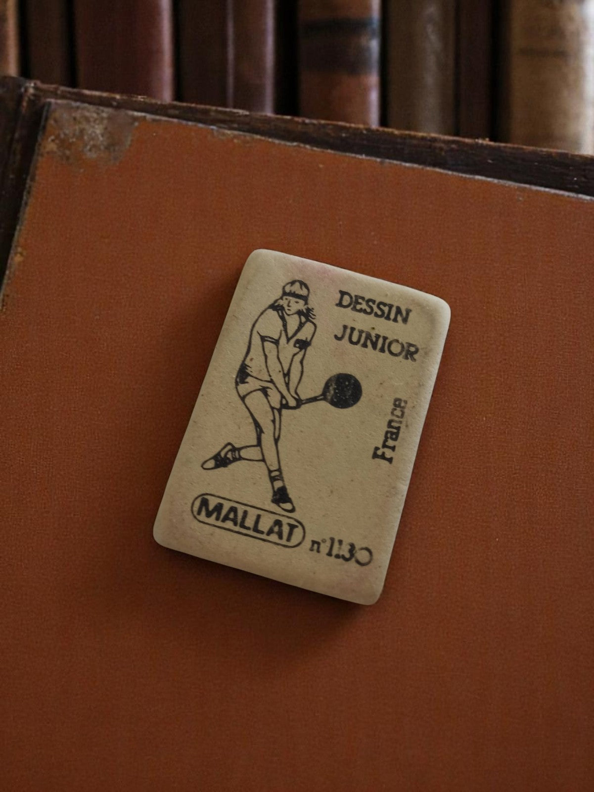 Gomme Mallat n°130 dessin junior vintage France années 50/60 rare