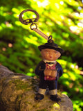 Porte-clés vintage figurine folklorique métal émaillé ancien publicitaire