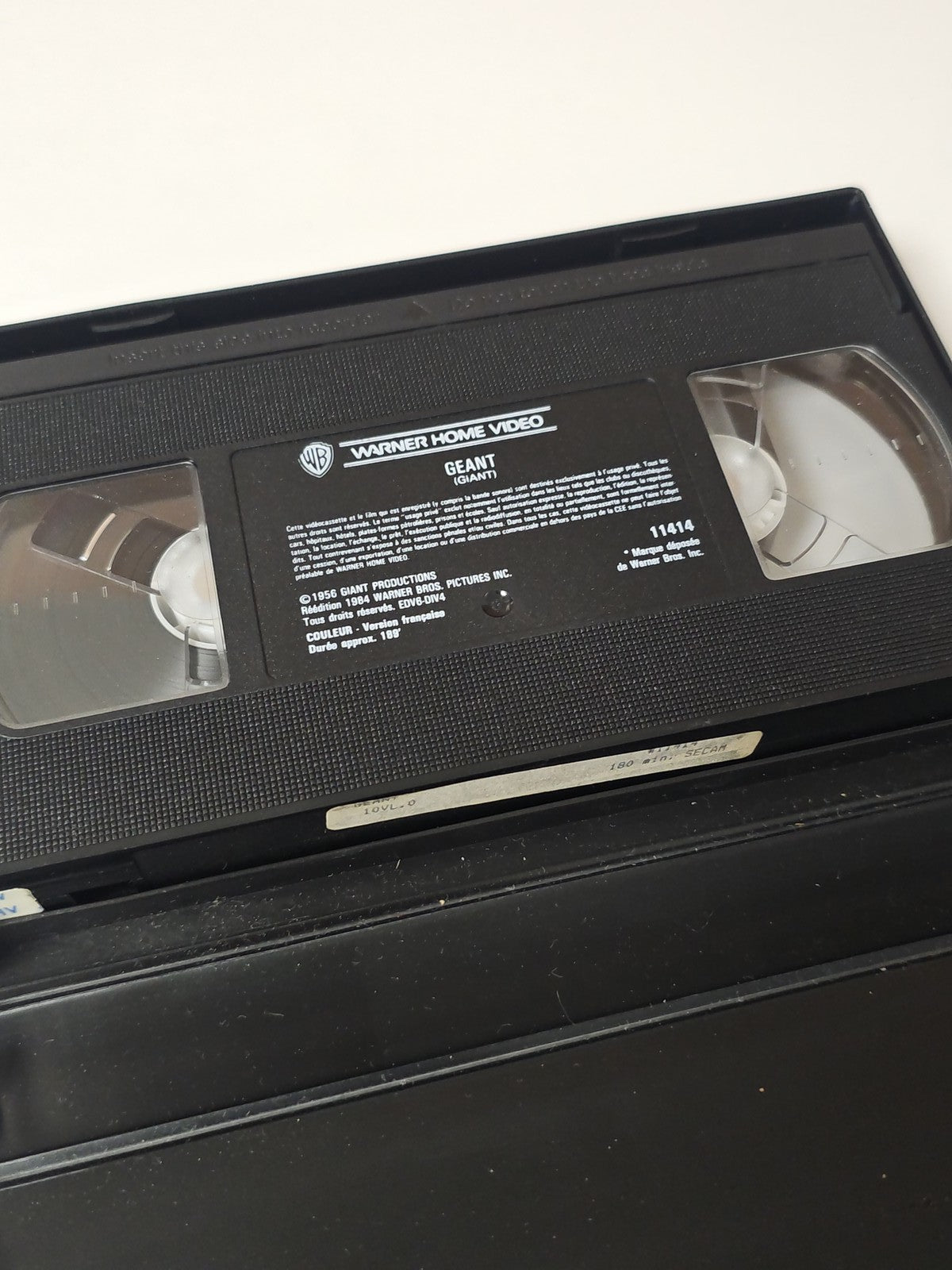 VHS film français James Dean Géant édition originale cassette vidéo FR