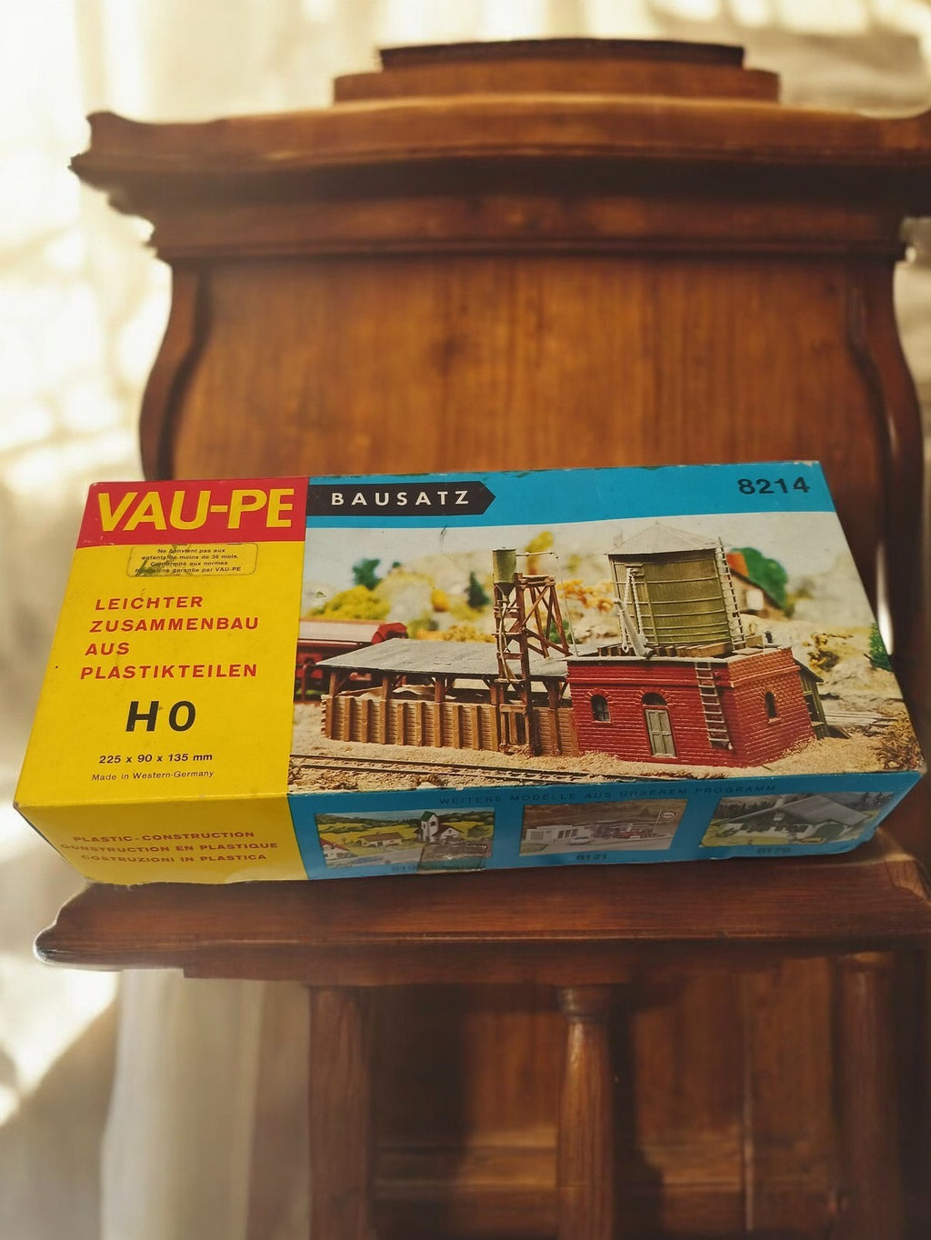 Maquette train HO VAU-PE 8214 vintage, kit plastique ancien Bausatz rétro