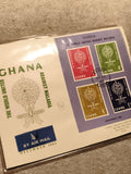Timbres Ghana 1962 malaria THE WORLD UNITED, oblitérés, souvenir philatélie (Ref