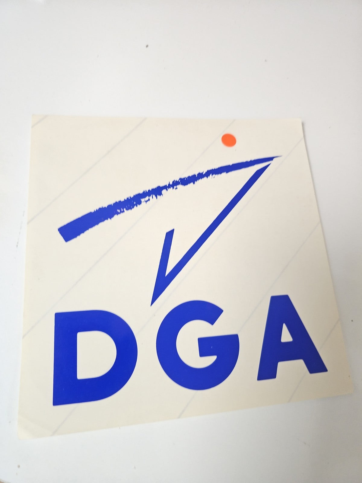 Vintage autocollant ancien Direction Générale de l'Armement DGA publicité milita