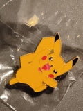 Pin's Pikachu Pokémon jaune émail, badge broche dessin animé