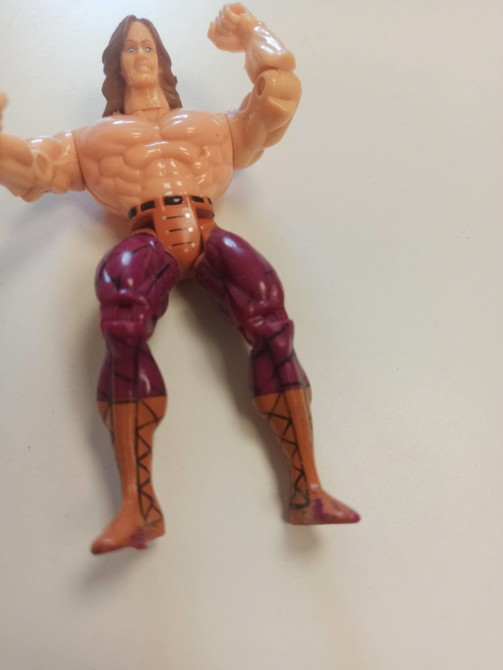 Figurine Hercules Toybiz 1995 vintage rétro Disney héros articulé violet