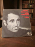 Disque vinyle 45 tours Charles Aznavour Barclay vintage pochette photo ancienne