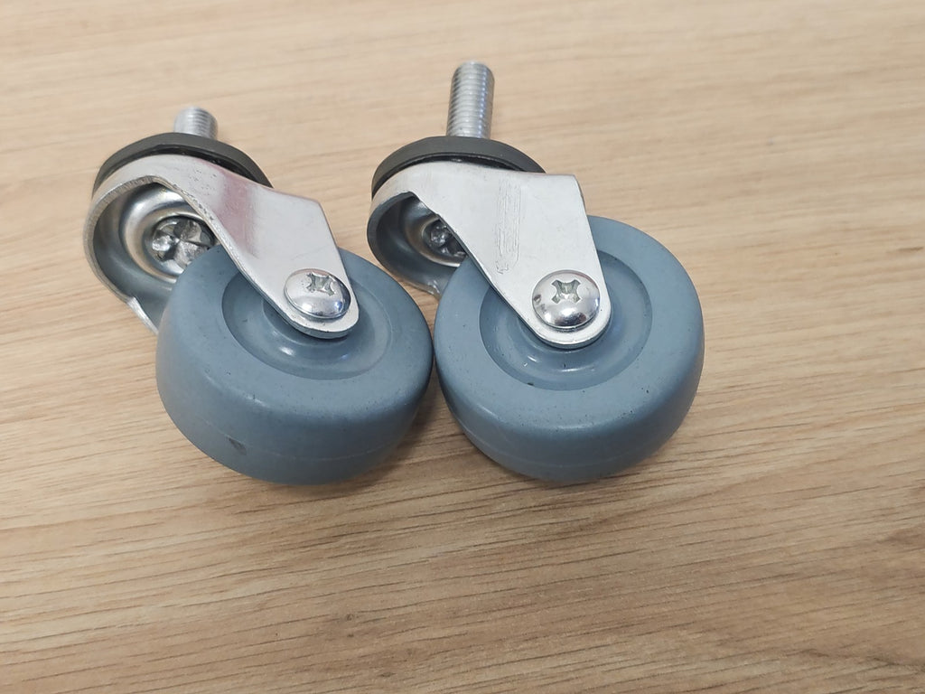 Roulette pivotante Caster Swivel 50M10x30 CLR PL usage industriel ou mobilier