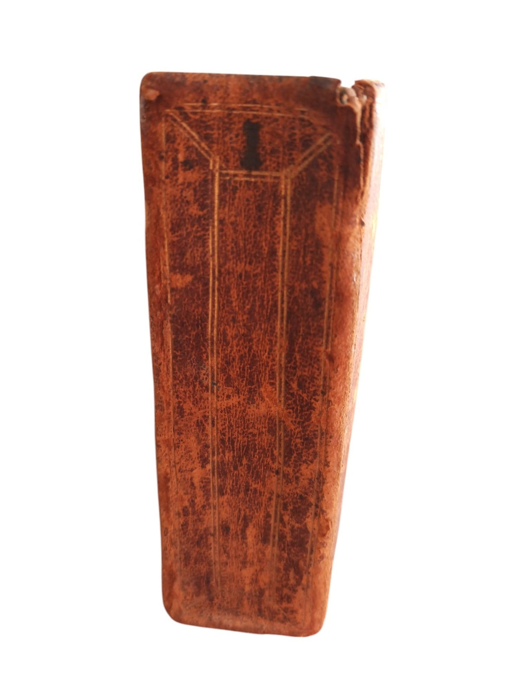 Livre ancien 16e-17e siècle Lucien de Samosate reliure décor doré antique