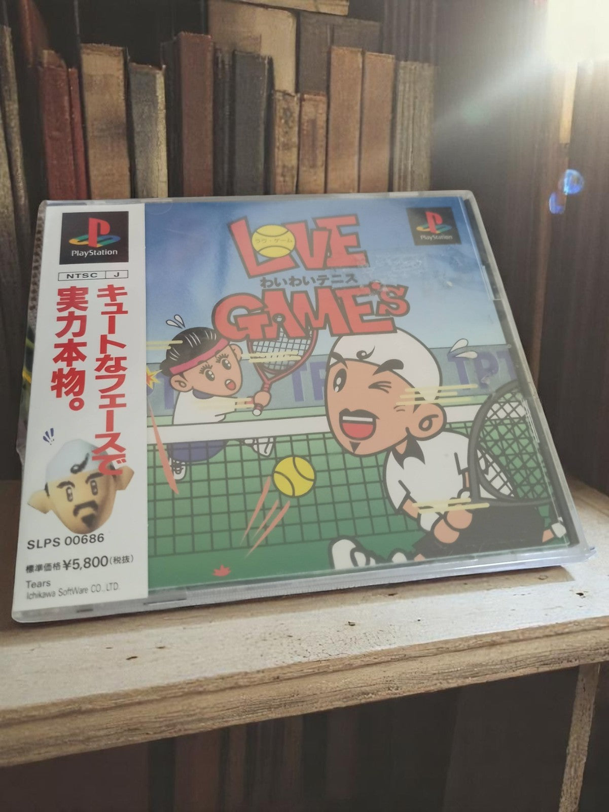 Jeu vidéo PlayStation 1 Love Game's tennis rétro import japonais PS1 vintage