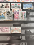 Timbres anciens France histoire lot oblitérés République française philatélie