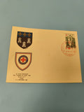 Ancienne enveloppe Croix-Rouge oblitérée Tours 1971, blasons, philatélie