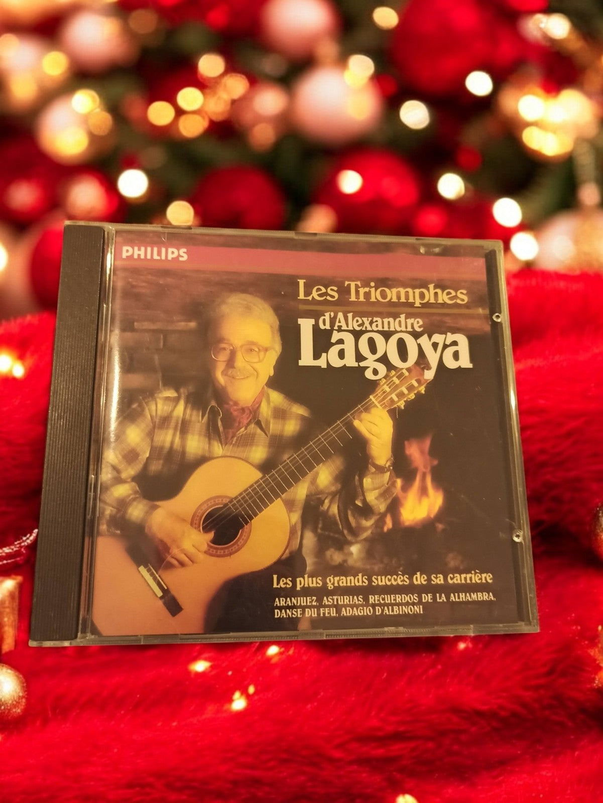 CD Les Triomphes d'Alexandre Lagoya guitare classique PHILIPS pochette couleur