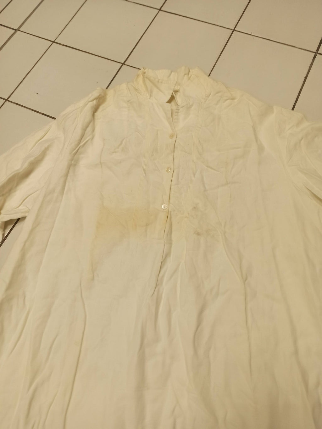Robe ancienne brodée vintage années 1920 petite taille rétro collection femme