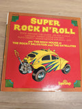 Vinyle 33T Super Rock N'Roll Supersongs pochette jaune illustrée Rock House