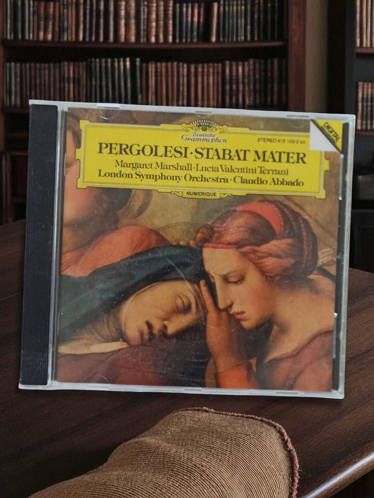 CD Deutsche Grammophon Pergolesi Stabat Mater Abbado ancien classique