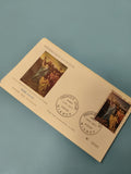 Enveloppe FDC premier jour Niger 1987 Jésus remettant les clefs à St Pierre