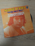 Vintage disque vinyle 45T Serge Lama ancien single rétro collection française