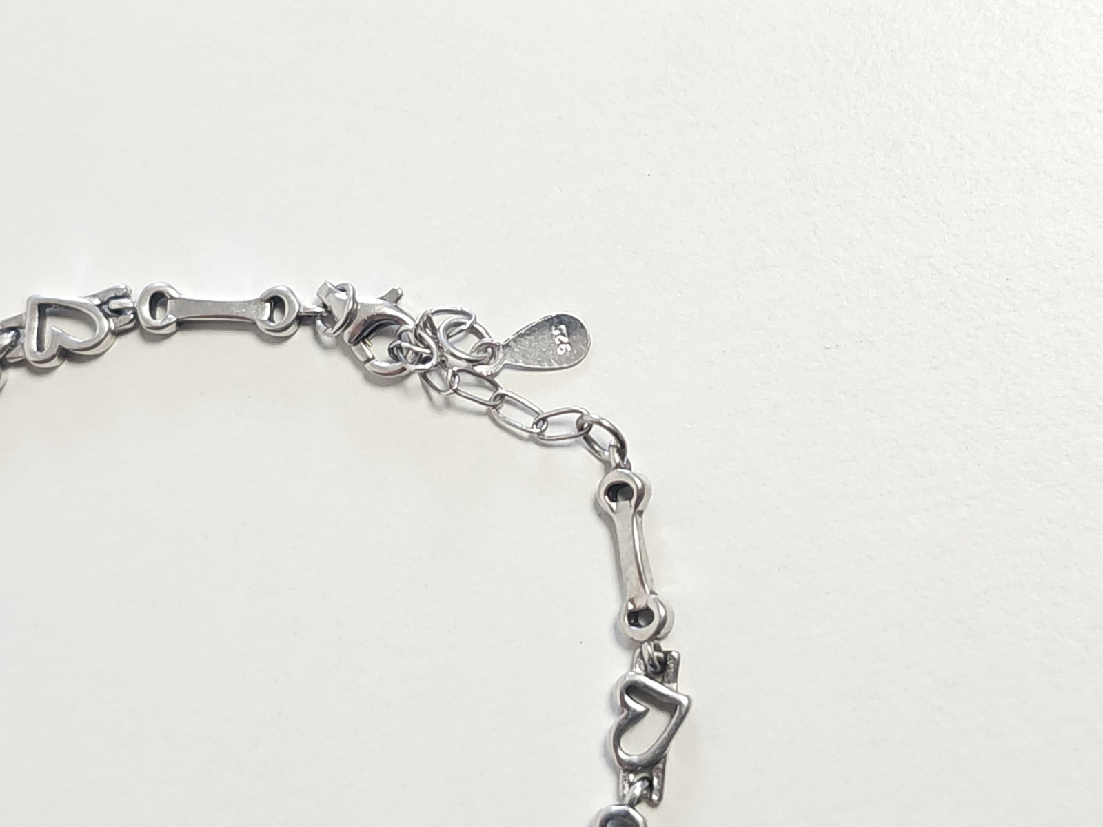 Bracelet ancien en argent massif 5,9g vintage bijou collection rétro authentique