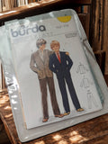 Patron couture garçon Burda 9239 vintage costume blazer pantalon années 70 rétro