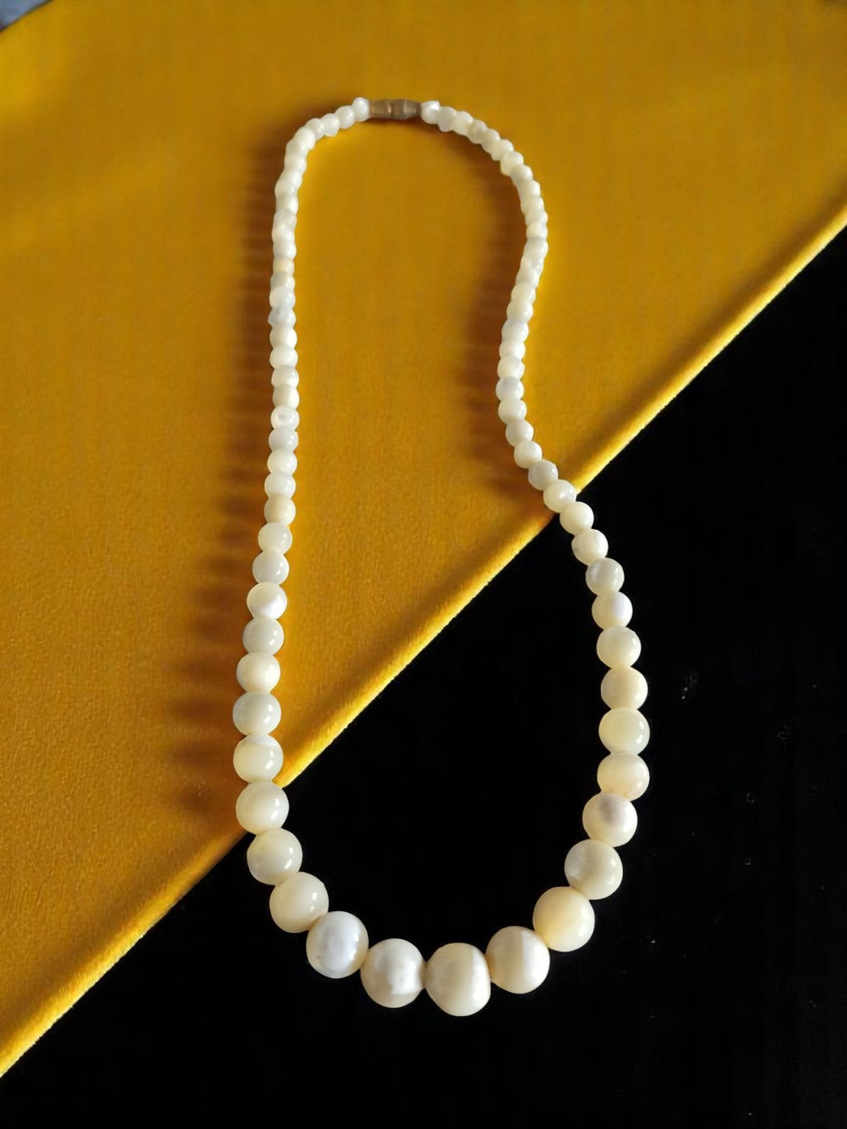 Collier en perles de culture authentiques - Style vintage élégant