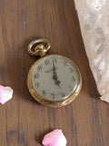 Montre à gousset Thermador vintage, cadran blanc, aspect doré, non testée