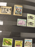 Lot anciens timbres oblitérés South Arabia, Singapour, Arabie Saoudite, motifs v