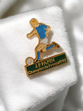 Pin's J.P. Papin 1992 Olympique de Marseille vintage football rétro ancien