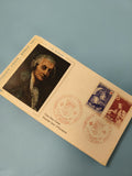 Enveloppe premier jour Croix-Rouge 1971 FDC timbres J.B. Greuze (Ref 11)