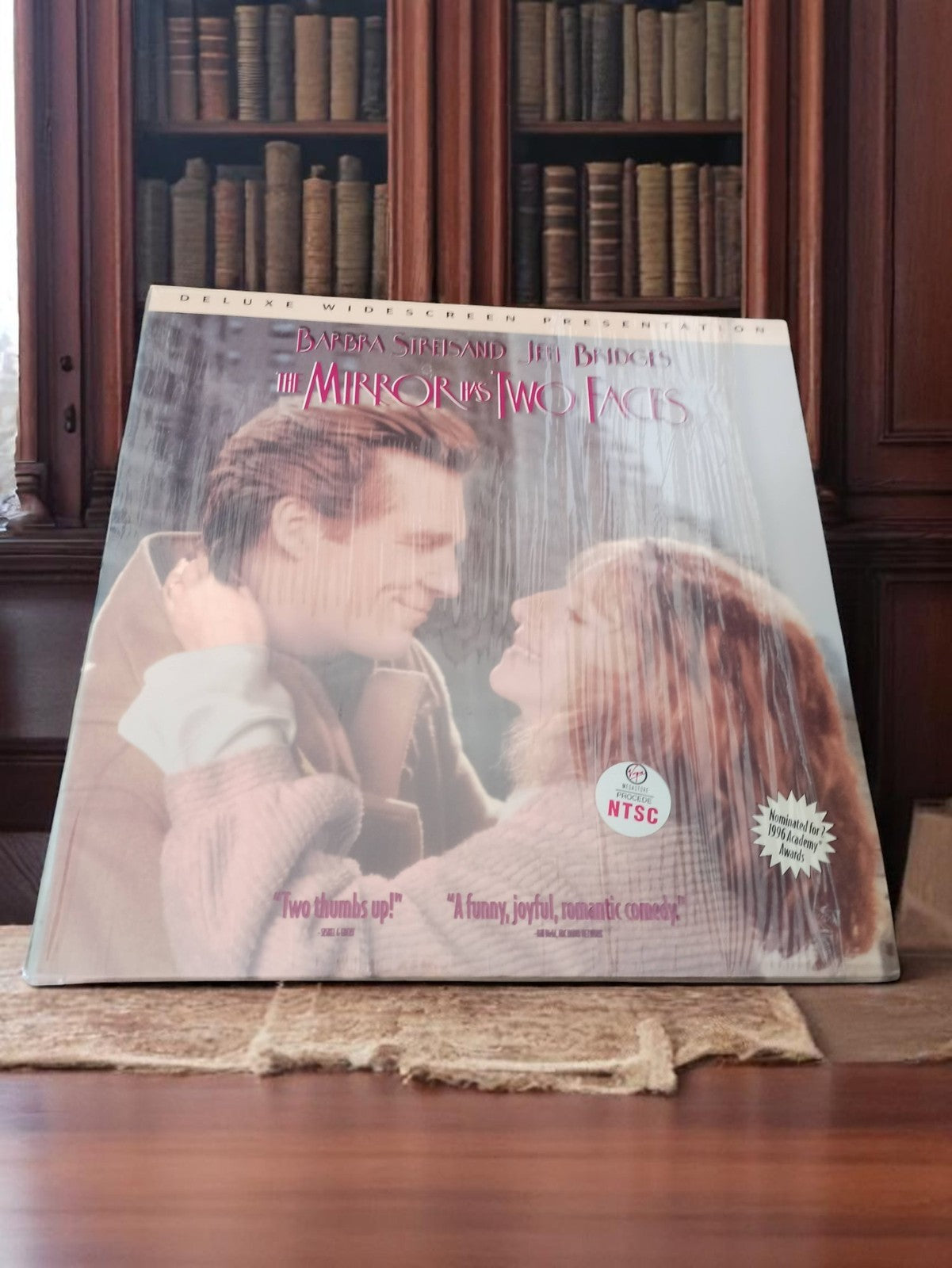 Laserdisc The Mirror Has Two Faces Barbra Streisand Jeff Bridges NTSC vintage fi