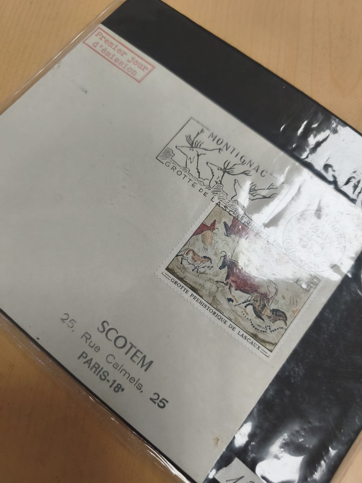 Enveloppe Premier Jour Montignac Lascaux SCOTEM philatélie cachet Paris