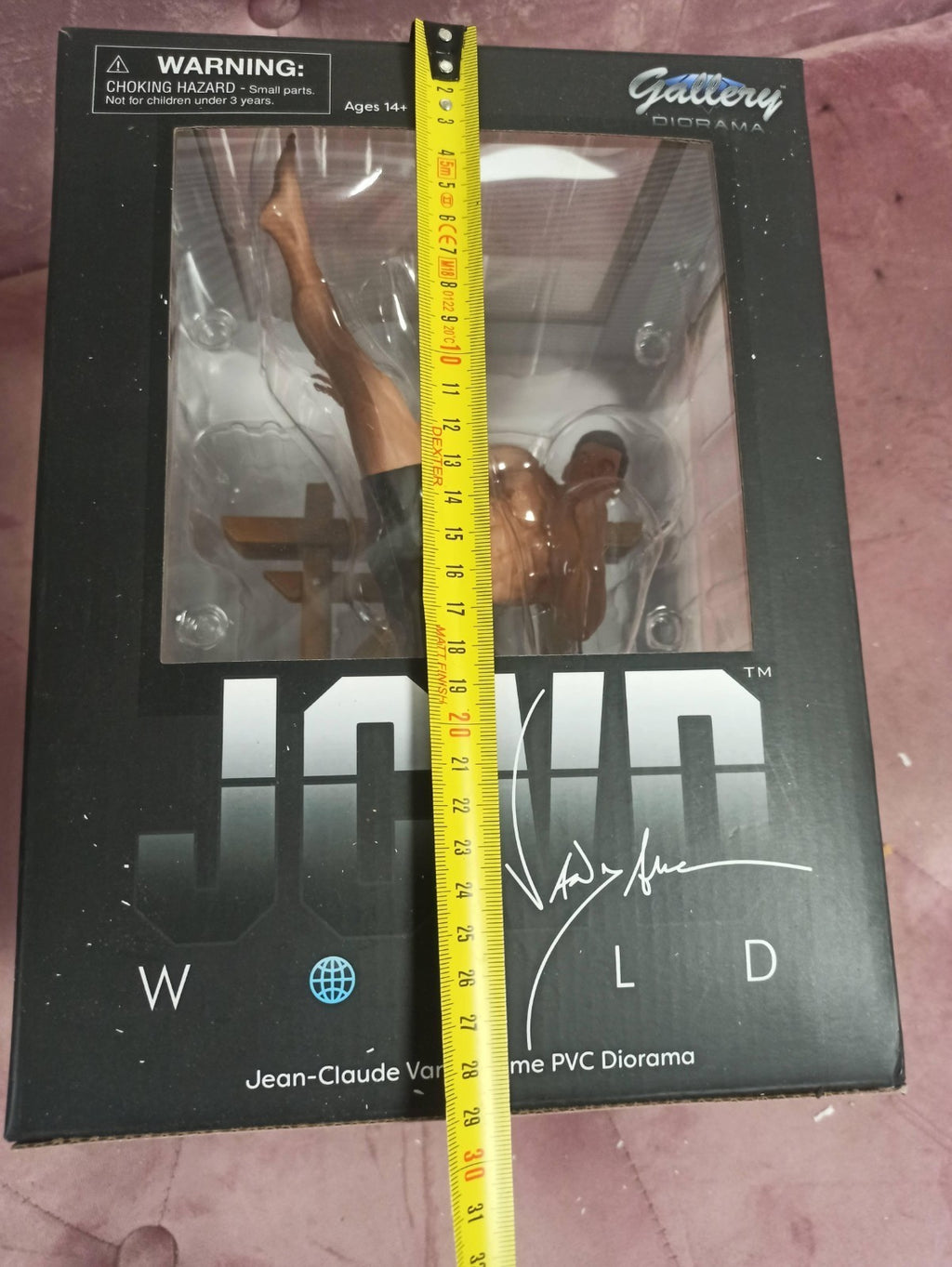 Figurine Jean-Claude Van Damme JCVD World Gallery Diorama PVC boîte