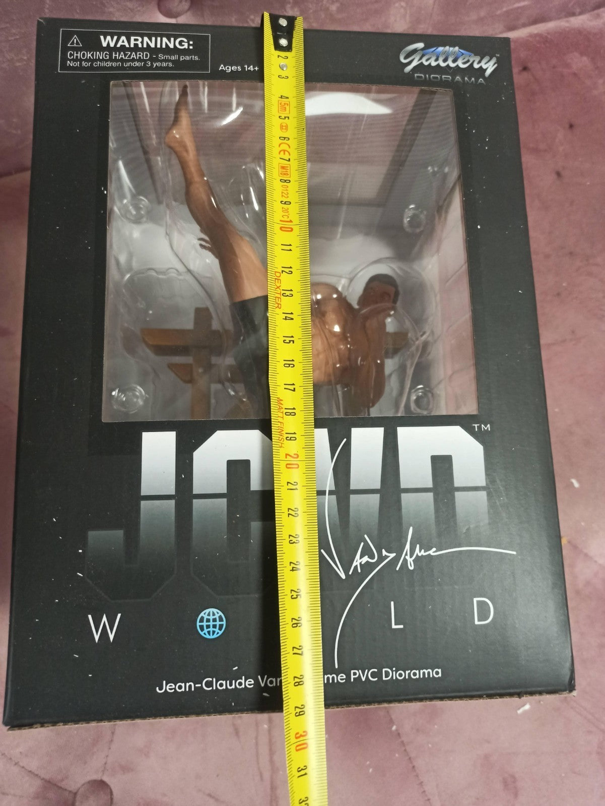 Figurine Jean-Claude Van Damme JCVD World Gallery Diorama PVC boîte