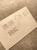 Lettre oblitérée 1950 Pittsburgh US postage timbre mécanique philatélie (Ref 11)