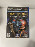 Boîte vide originale pour Champions Return to Arms PS2, sans disque, PlayStation