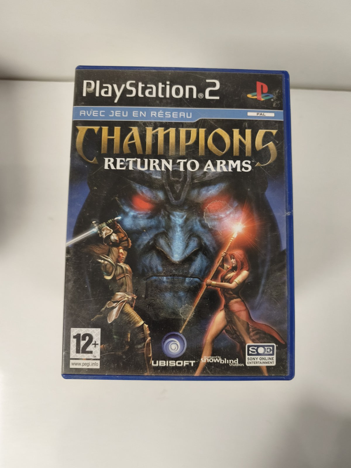 Boîte vide originale pour Champions Return to Arms PS2, sans disque, PlayStation