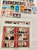Timbres thématiques internationaux portraits, lot philatélie, République Zaïre S