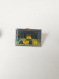 Pin's vintage ANPE ancien badge rétro collection emploi France années 90