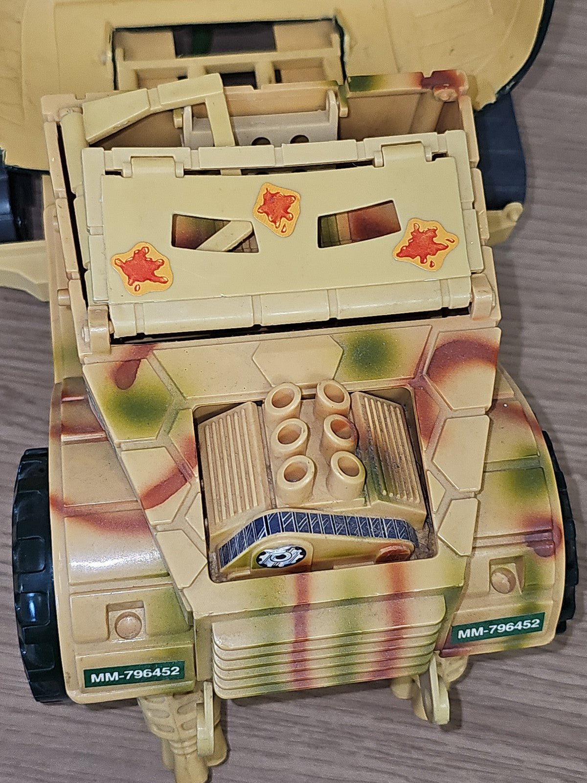 Figurine rétro TMNT Tortues Ninja véhicule militaire ancien 1992 jouet collectio