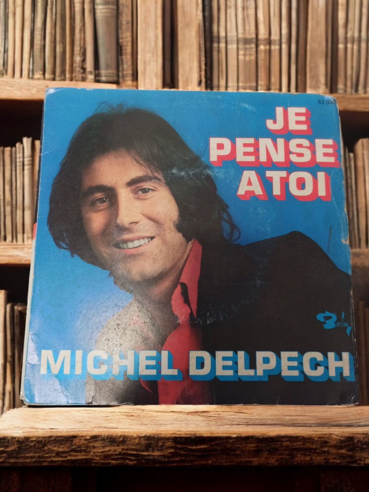 Vinyle 45 tours Michel Delpech Je Pense A Toi vintage rétro ancien disque
