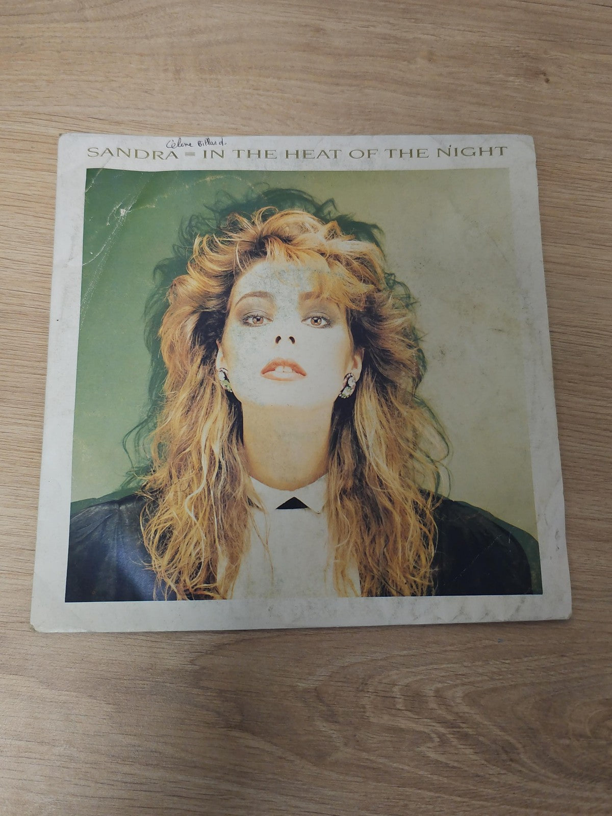 Vinyle 45 tours rétro Sandra disque ancien collection musique années 80