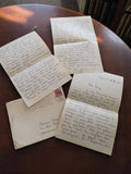 Lettre manuscrite intime vintage Marseille années 60 + enveloppe timbrée
