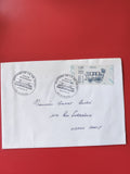 Enveloppe philatélie oblitérée BB 22330 Ville d?Hirson avec timbre Berline