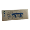 Dessin original calque voiture course vintage Scalextric Dinky Toys 1:32