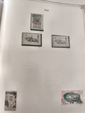 Timbres Mali thématiques agriculture sport automobile Jeux Olympiques philatélie