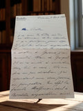 Lettre manuscrite ancienne 1949 Vivette Aurabelle vintage écriture bleue