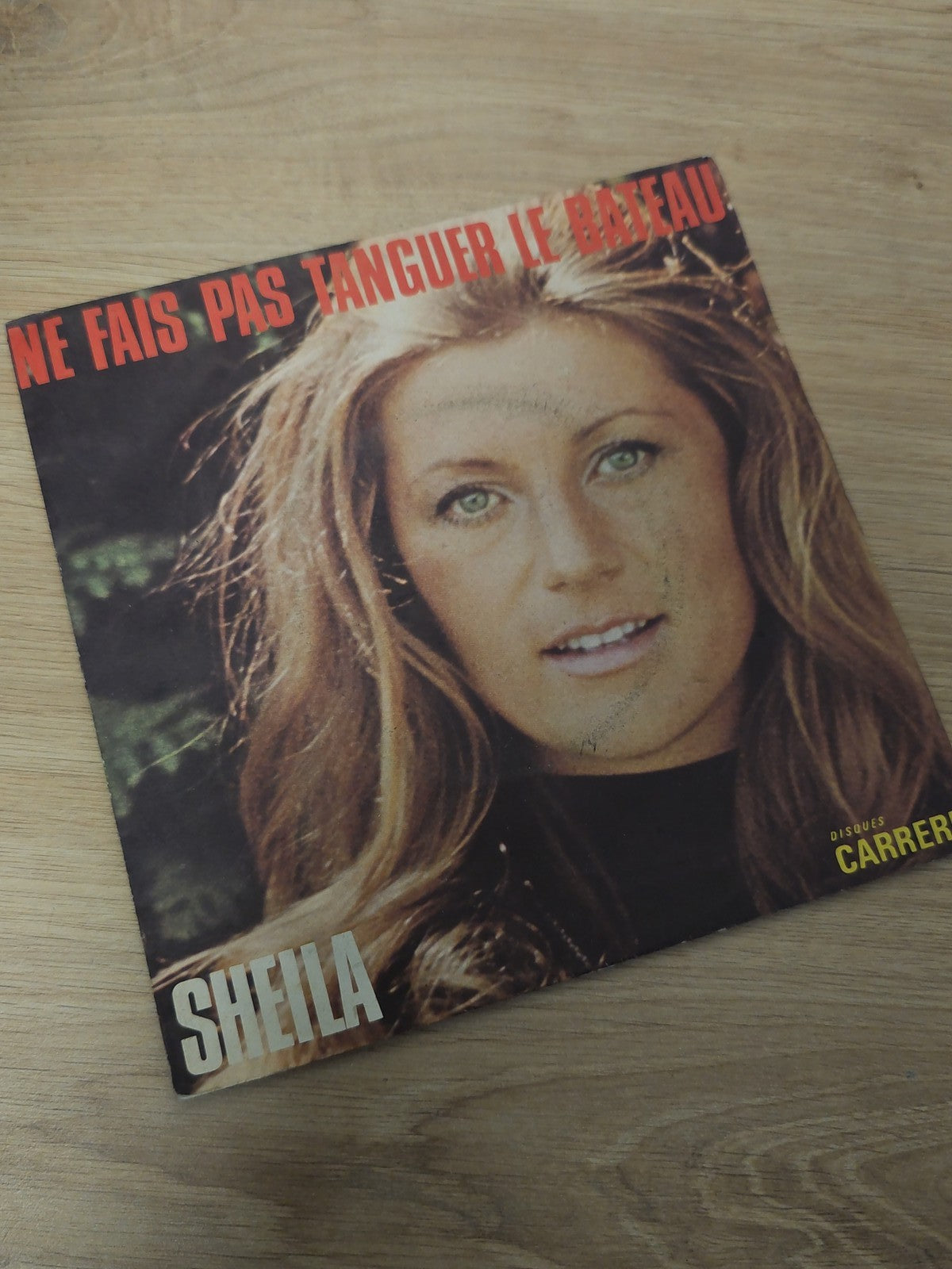 Vinyle 45 tours rétro Sheila ancien disque collection vintage chanson française