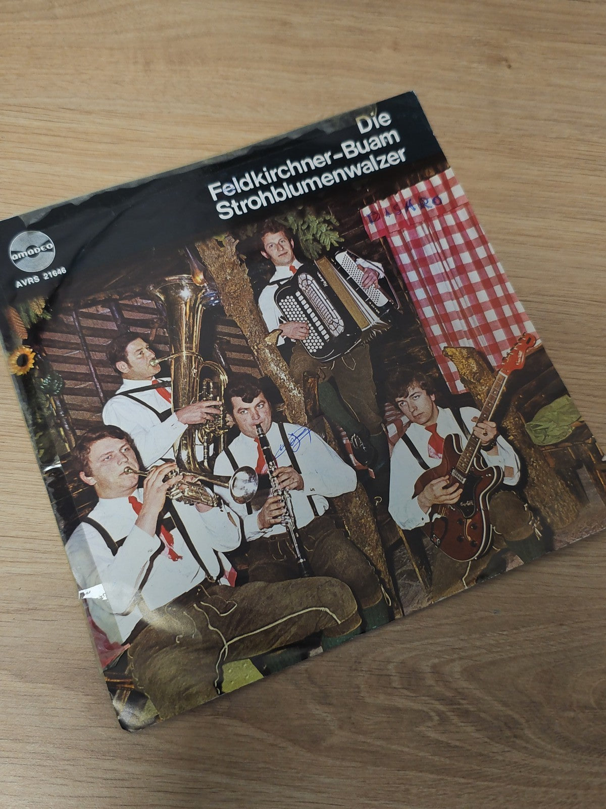Vinyle 45 tours ancien Die Feldkirchner disque vintage pour collection rétro mus