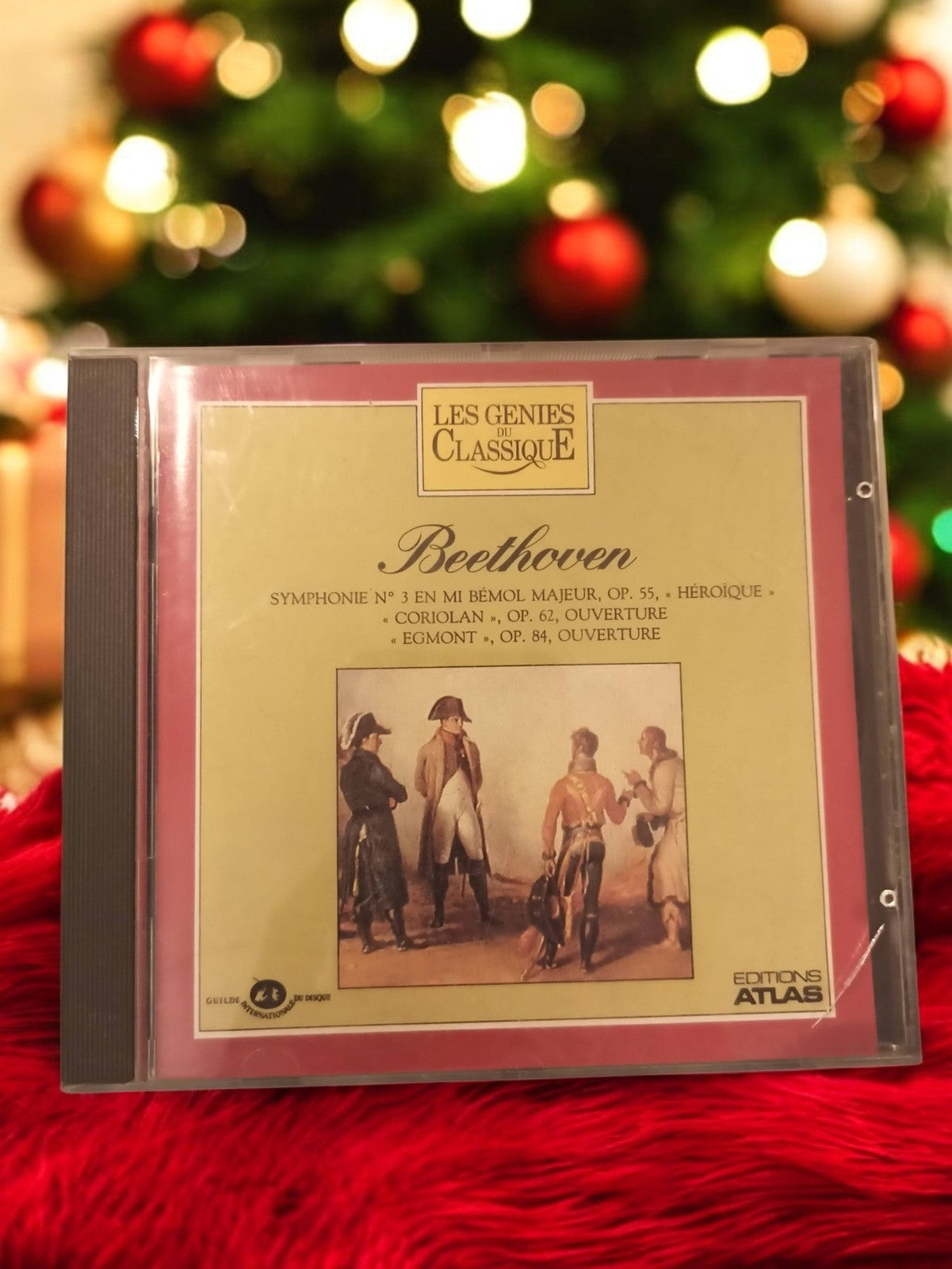 CD Beethoven Les Génies du Classique Atlas Symphonie 3 Héroïque Coriolan Egmont