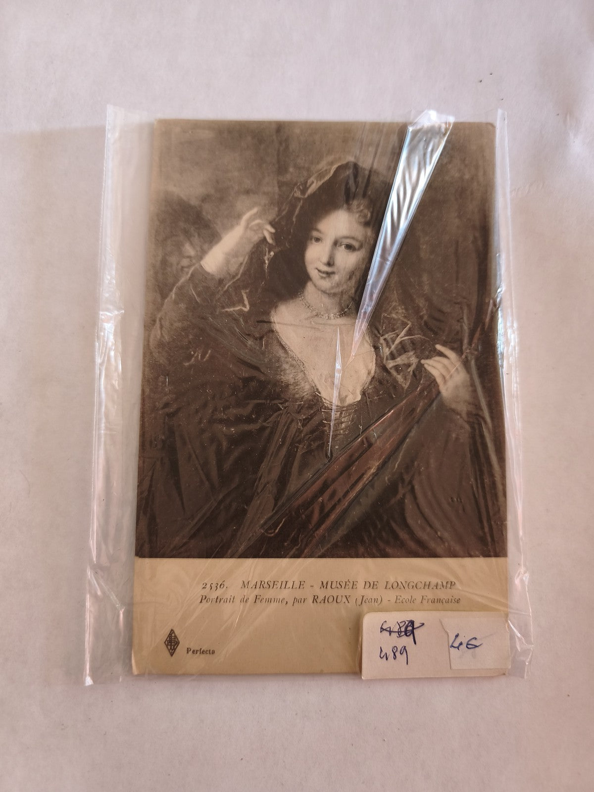 Carte postale ancienne vintage Marseille musée Longchamp collection rétro France