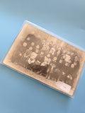Carte postale photo de classe ancienne vintage, collection scolaire rétro rare