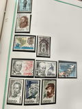 Timbres Espagne oblitérés personnages monuments CORREOS lot philatélie
